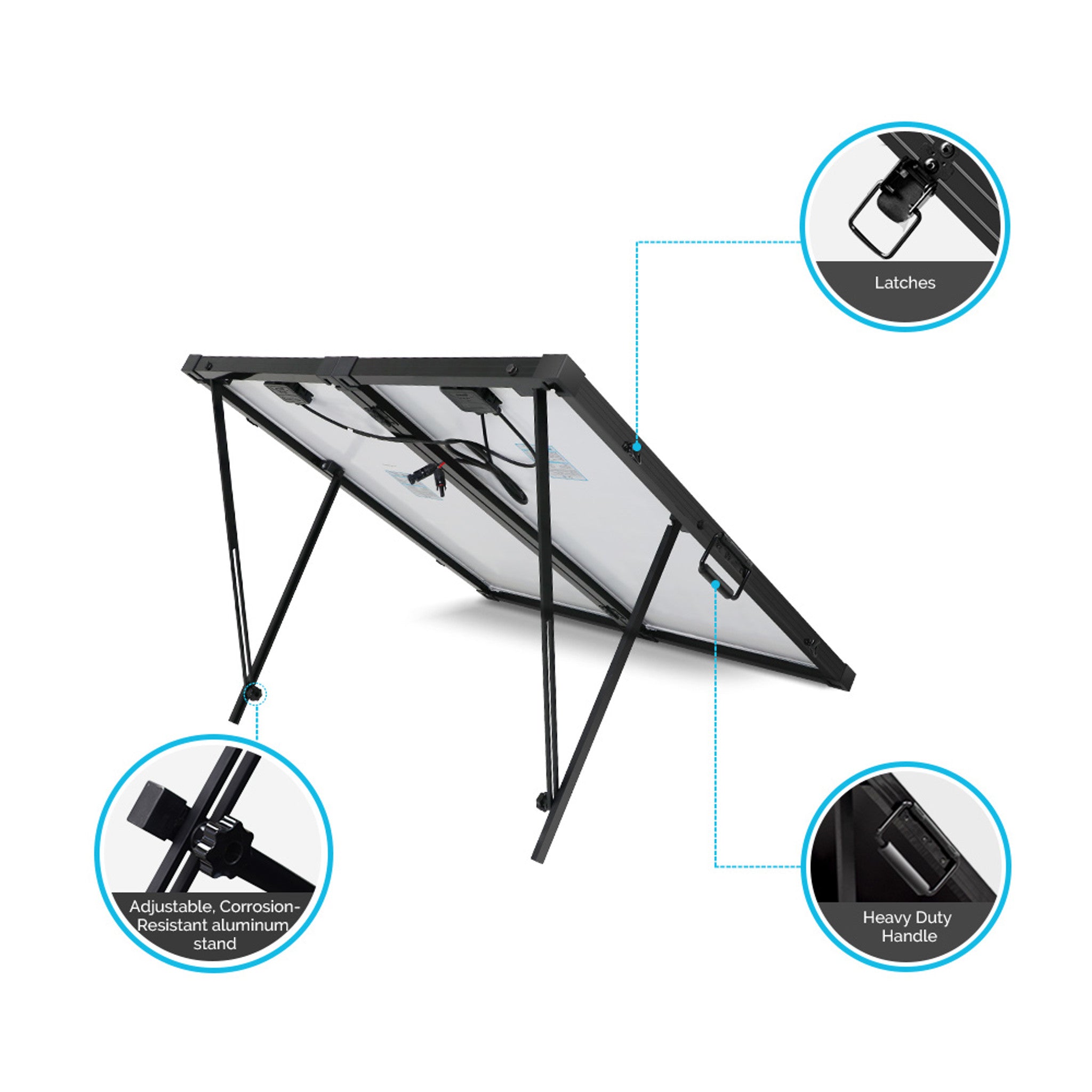 Solar Panel | Renogy | 200 Watt Eclipse Monocrystalline Solar Suitcase w/o Controller