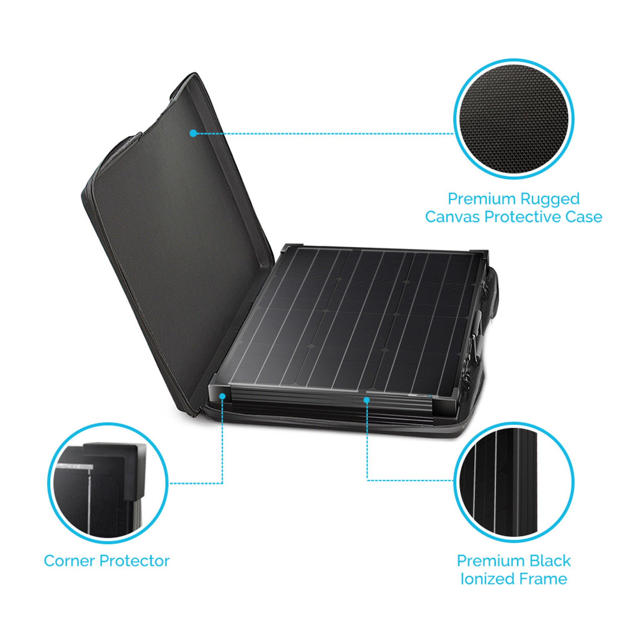 Solar Panel | Renogy | 100 Watt 12 Volt Foldable Solar Suitcase w/o Controller