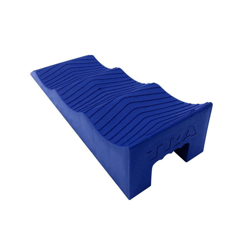 BLUE 3 Stage Caravan Rv Levelling Ramp (Single) With Carry Bag