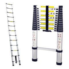 3.8m Portable Telescopic Ladder With Carry Bag