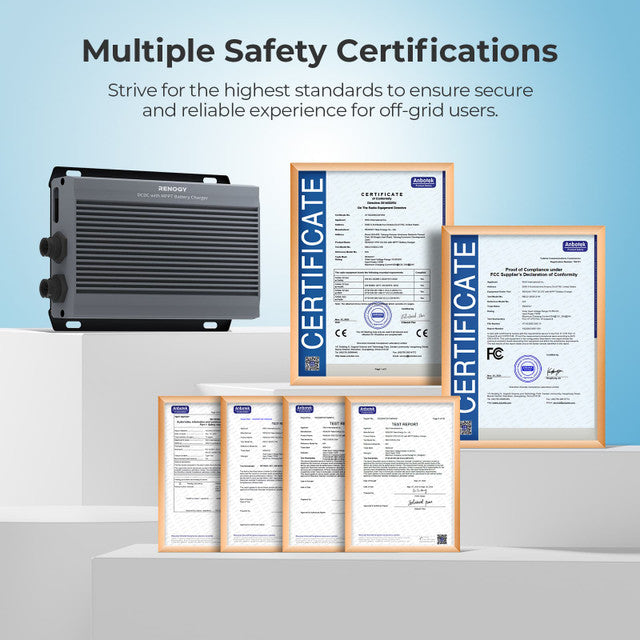 Renogy waterproof DC-DC charger with 50A output