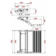 Single 12v BLUE LED Manual Caravan Rv Motor Home Step