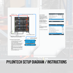 Pylontech Setup Diagram / Instructions