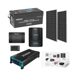 Renogy Van Basic Off Grid Kit (200AH Battery, 2000W Inverter and 2 x 200W Solar Panels)