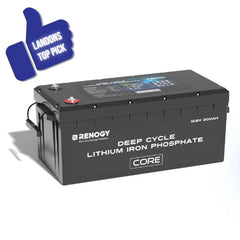 Renogy 200Ah battery with 2000W pure sine wave inverter