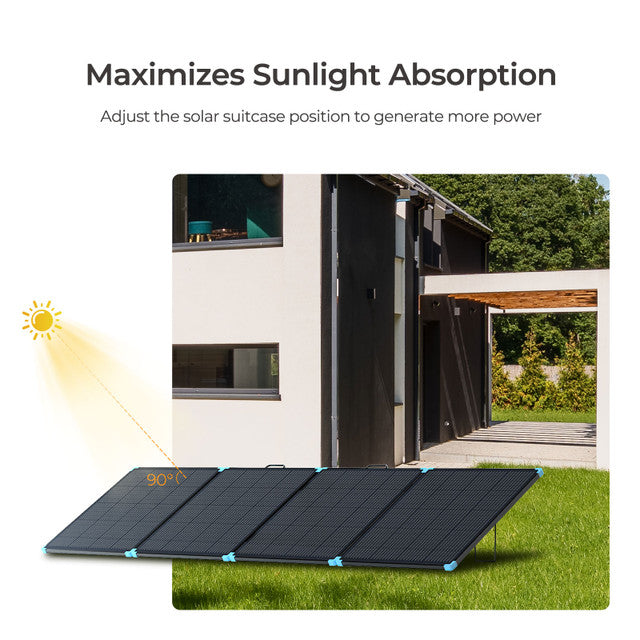 Compact design Renogy solar panel for off-grid use