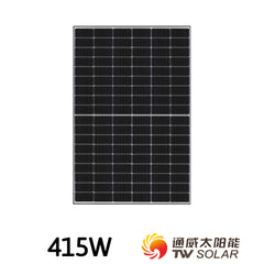 Tongwei TW 415 Watt Monofacial Black Frame