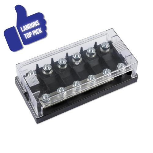 DC Distribution | Victron |  6 Way Mega Fuse Holder