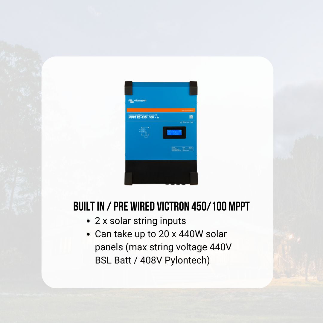 Pre Wired Off Grid Kit | SkyEnergy | SkyBox 10kVA Off-Grid Series Pre-Wired Cabinet (Victron)