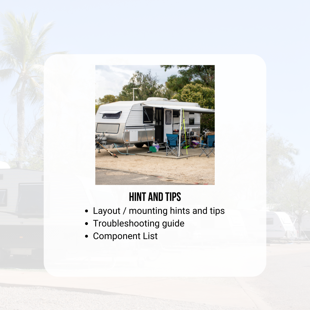 Simplified 12V System for Caravan / Motorhome