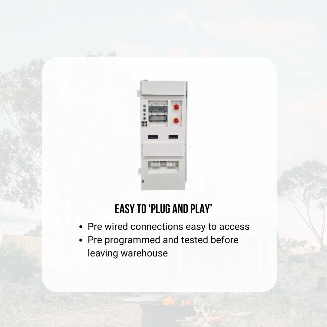 Pre Wired Off Grid Kit | SkyEnergy | SkyBox 5kVA Off-Grid Series Pre-Wired Cabinet (Victron)