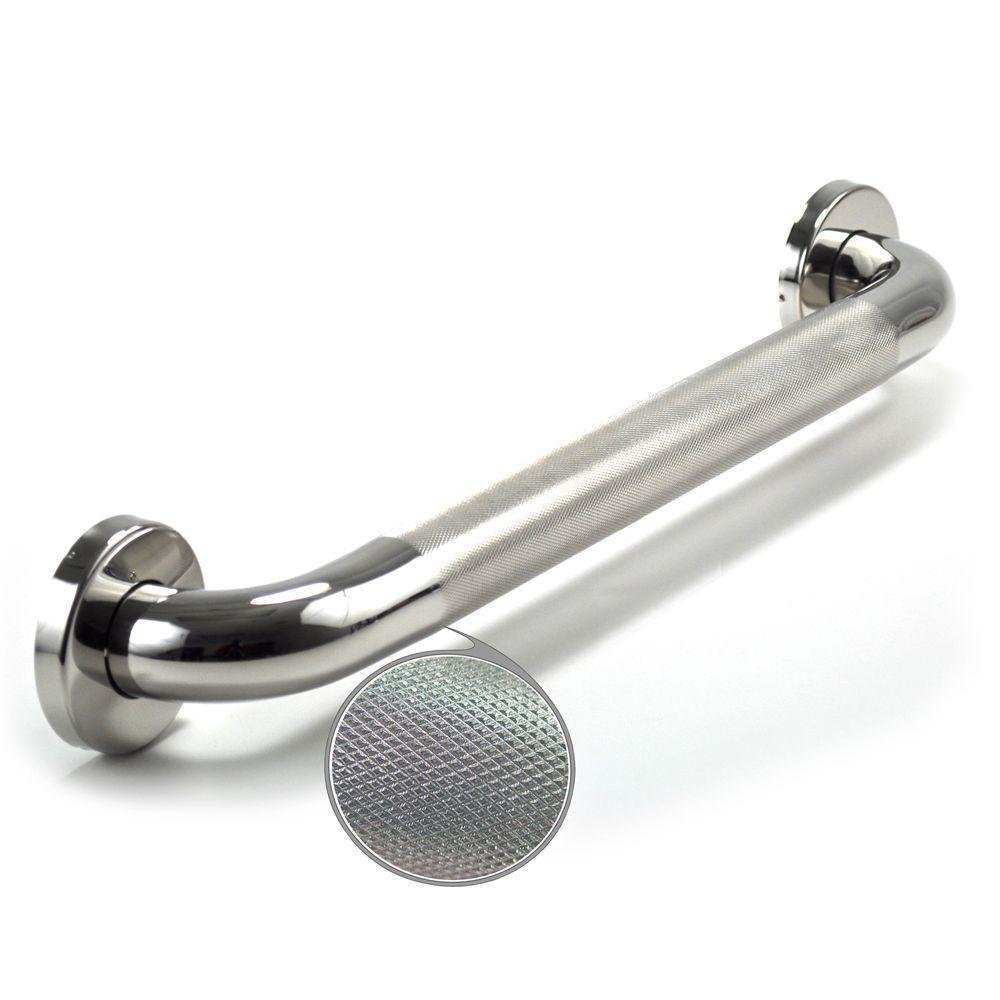 400mm X 32mm Knurled Entry Safety Grab Handle