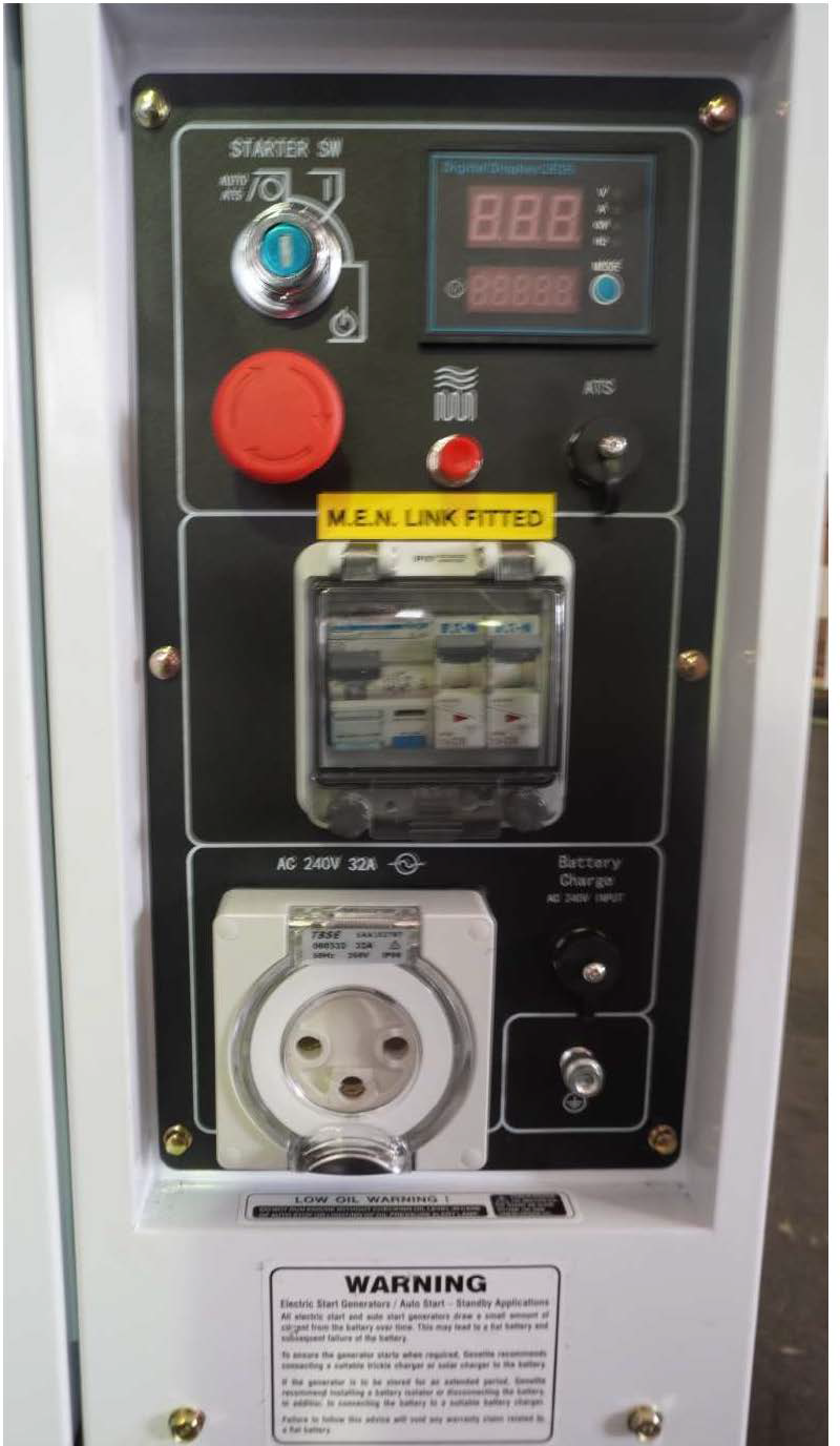 8kVA c/w 2 Wire Remote Start 25lt LRT