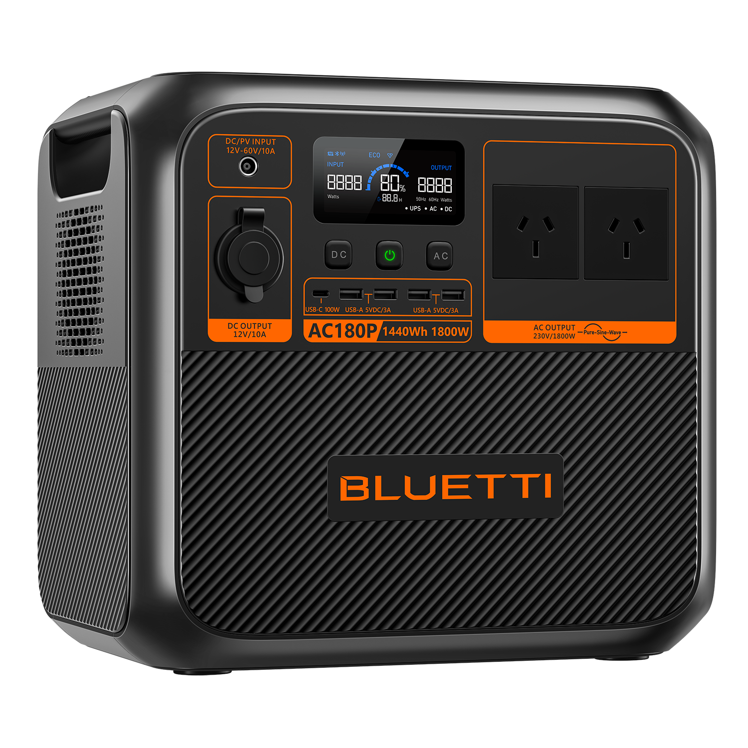 Bluetti AC180P 1440Wh Portable Solar Power Station