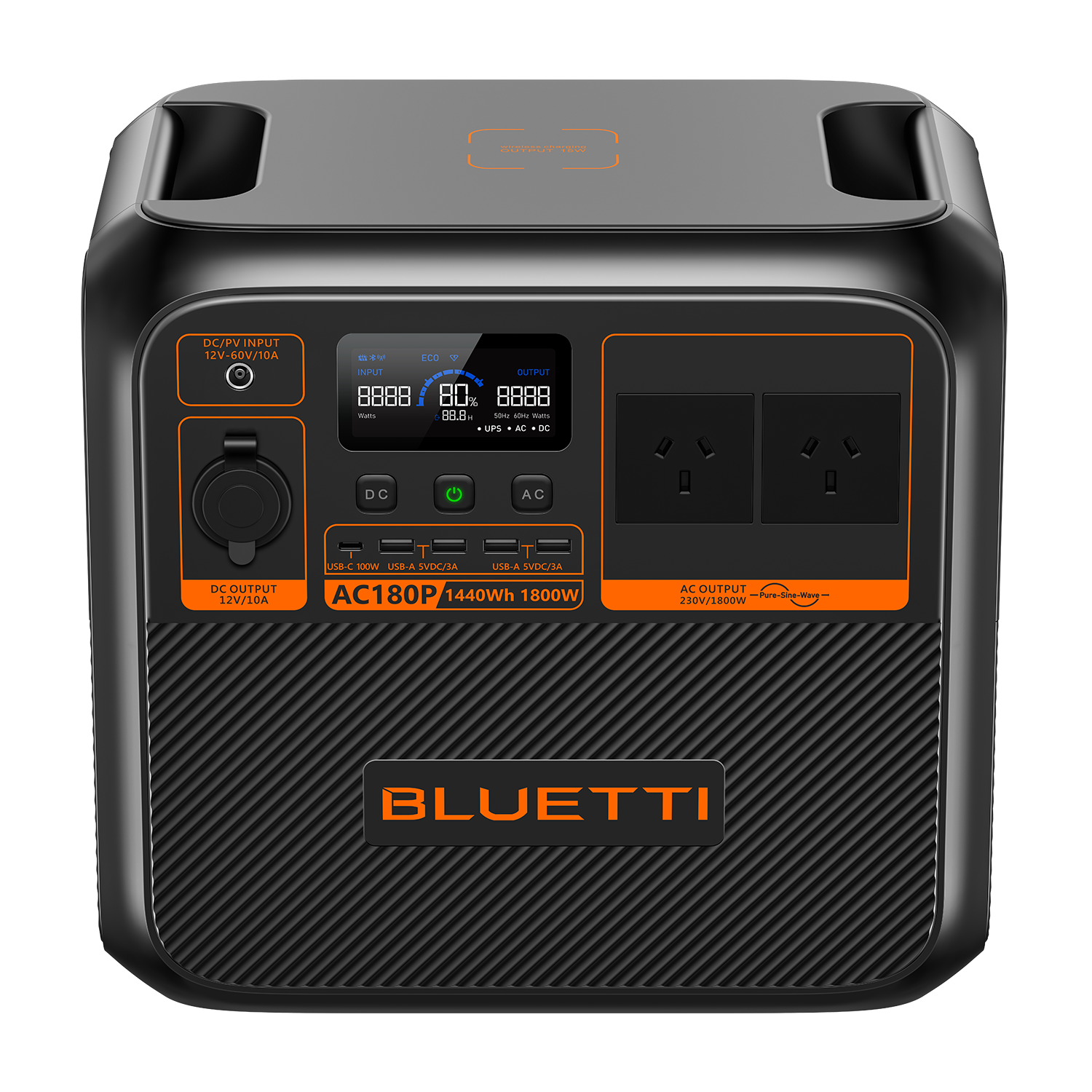 Bluetti AC180P 1440Wh Portable Solar Power Station