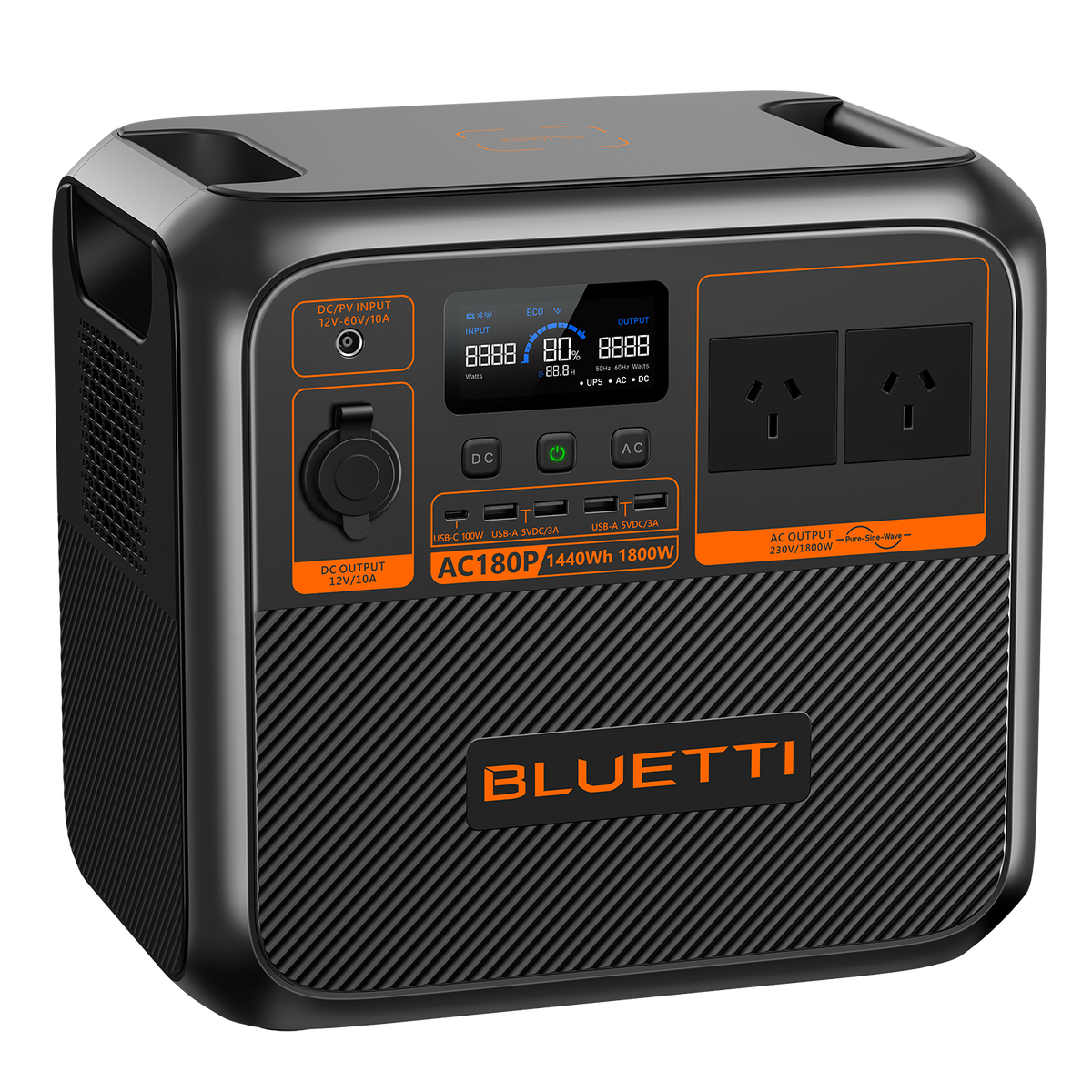 Bluetti AC180P 1440Wh Portable Solar Power Station