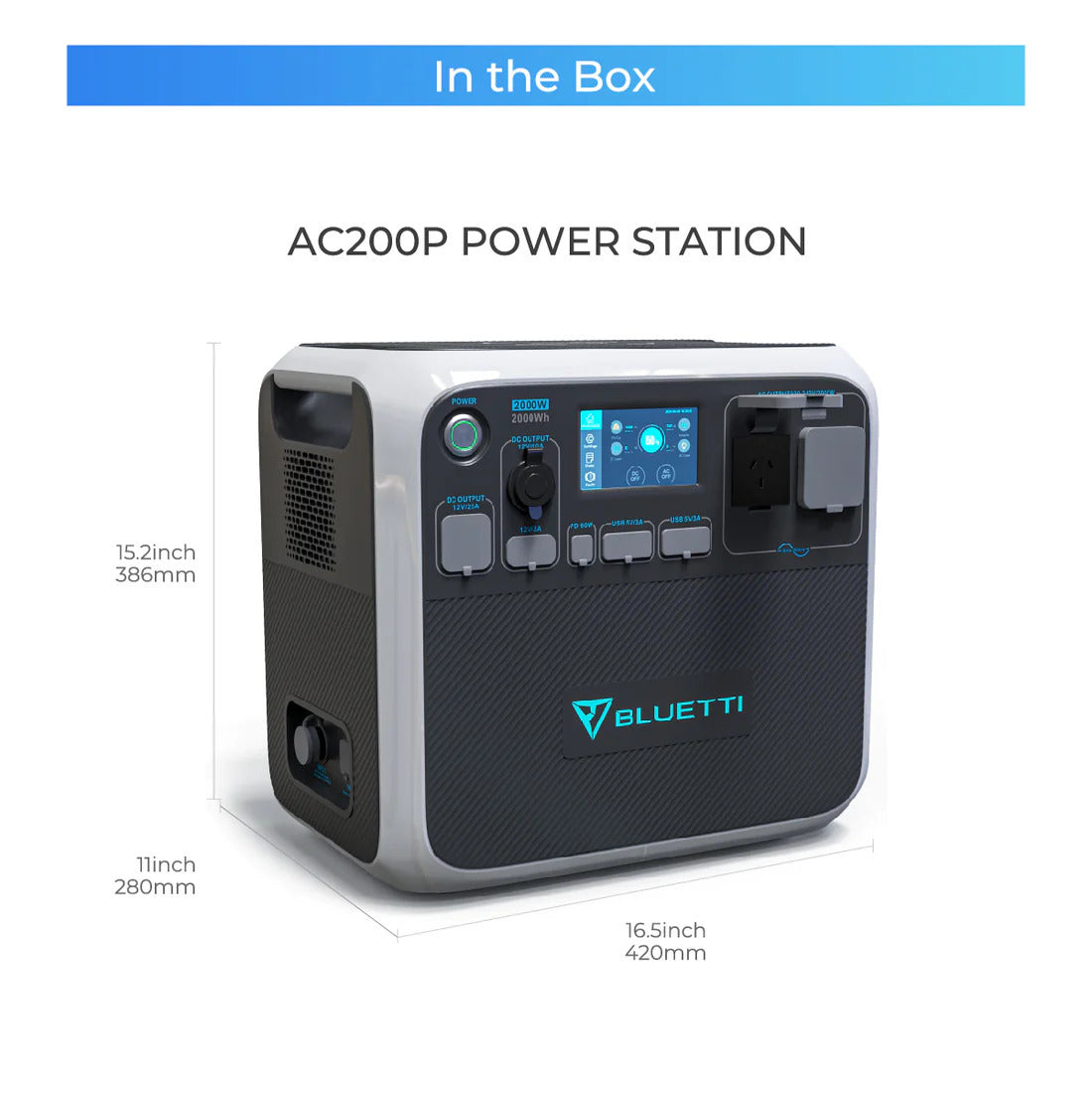 Bluetti AC200P Portable Power Station 2000Wh