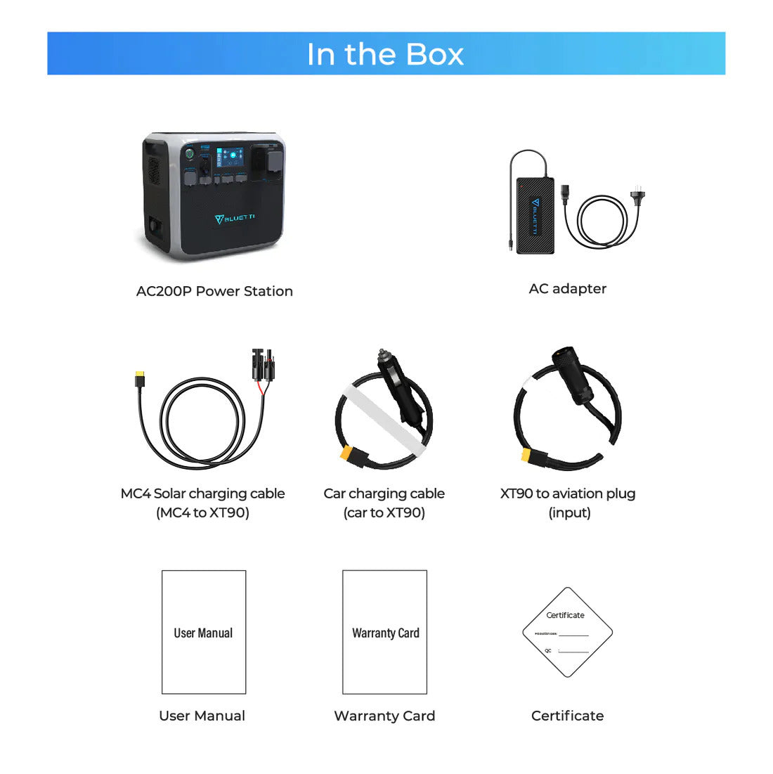 Bluetti AC200P Portable Power Station 2000Wh