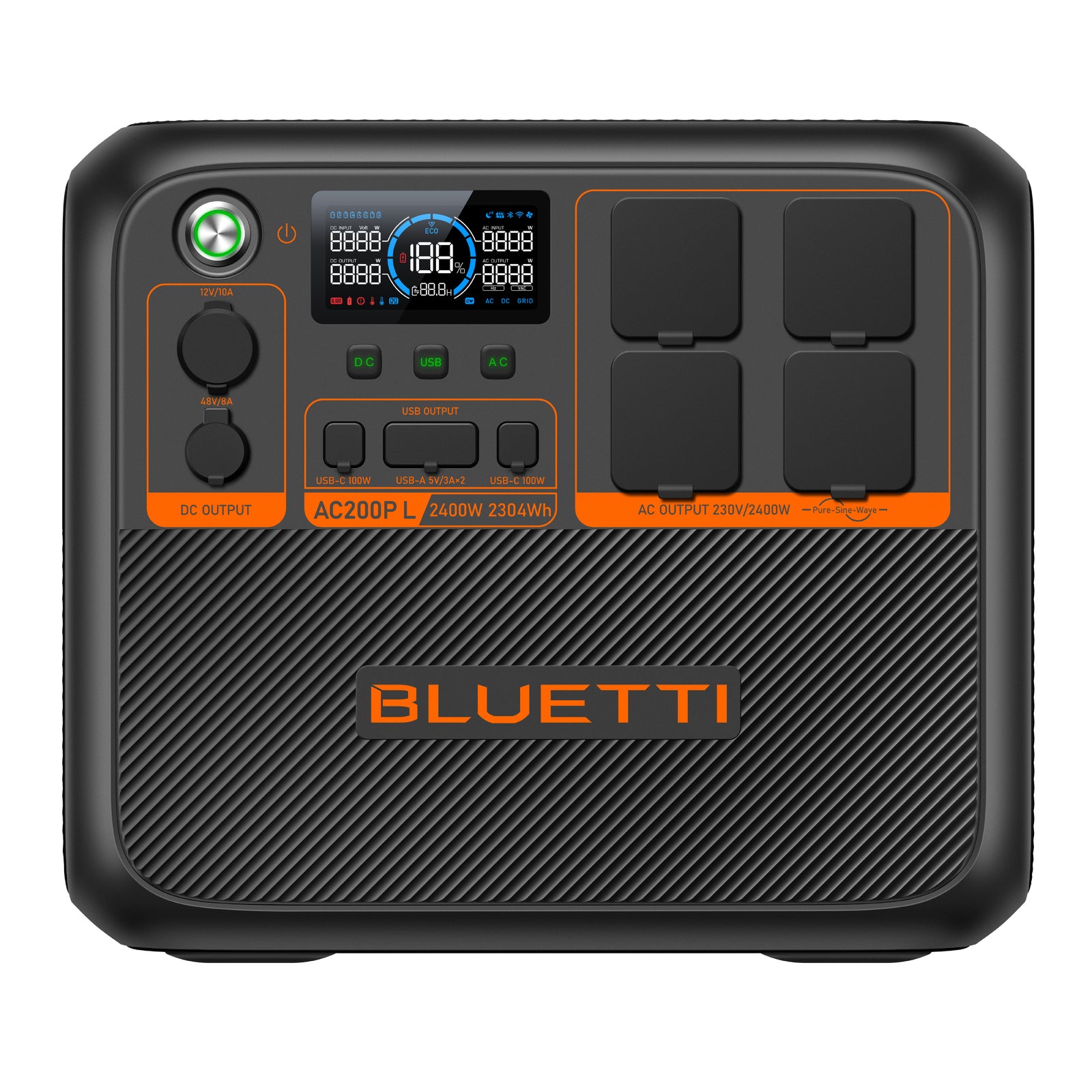  Bluetti AC200PL Portable Power Station 2304Wh