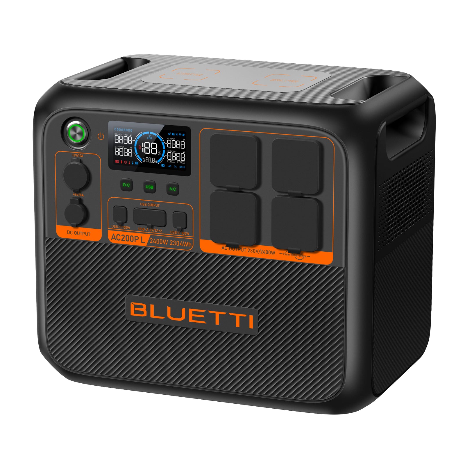  Bluetti AC200PL Portable Power Station 2304Wh