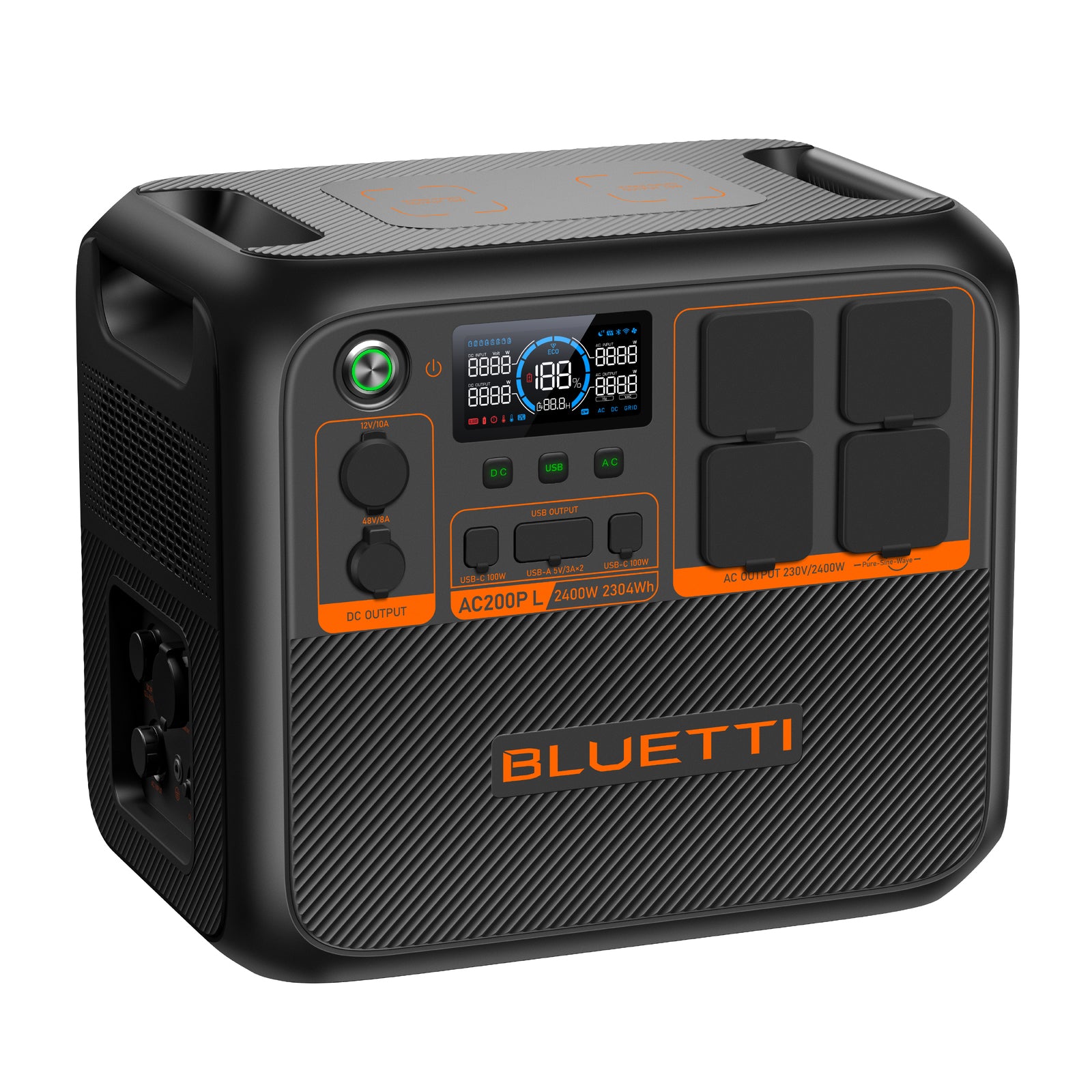  Bluetti AC200PL Portable Power Station 2304Wh