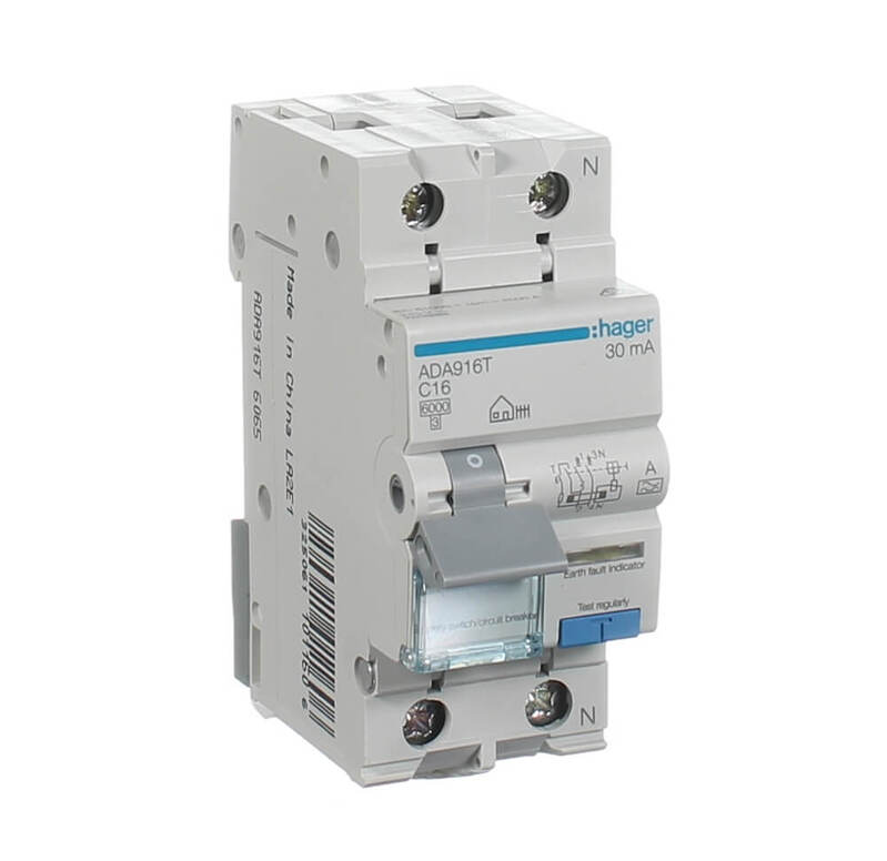 Circuit Protection | Hager | 2 Pole RCD/MCB (RCBO) 10A - 40A