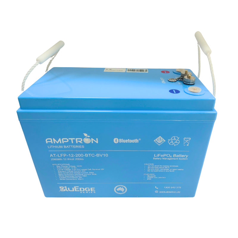 NEW BluEdge 12V 200Ah / 200A Continuous Discharge LiFePO4 Battery with Bluetooth + RS485 + CAN bus