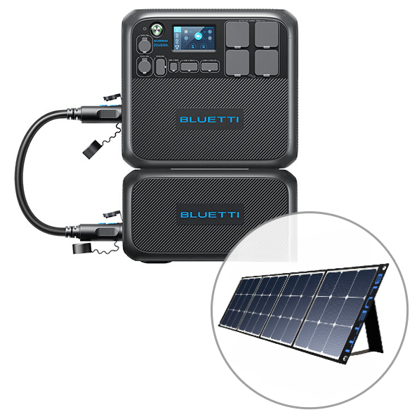 Bluetti AC200MAX 2048Wh Expandable Power Station with B230 Expansion Battery 2048Wh