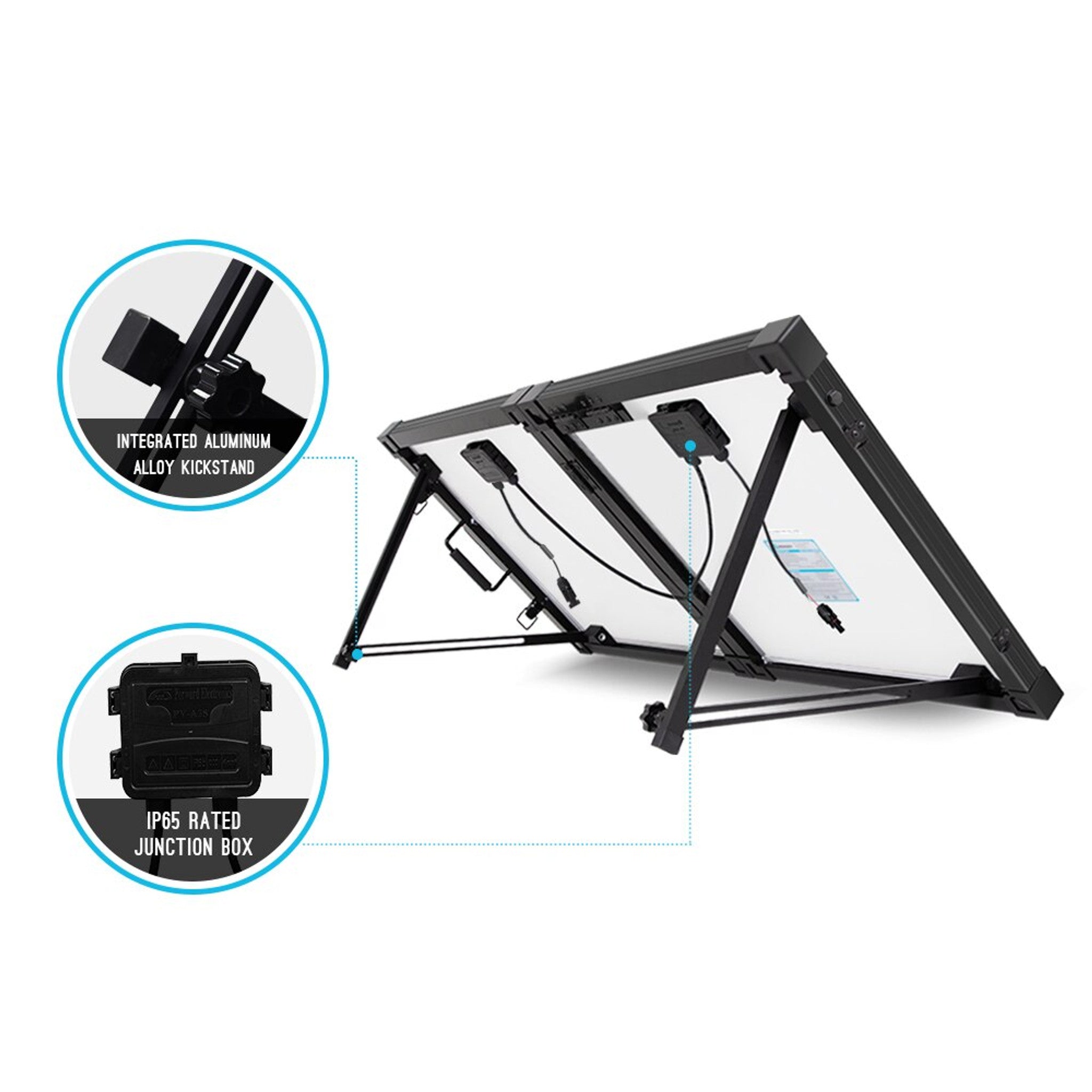 Solar Panel | Renogy | 100 Watt Eclipse Solar Suitcase w/o Controller