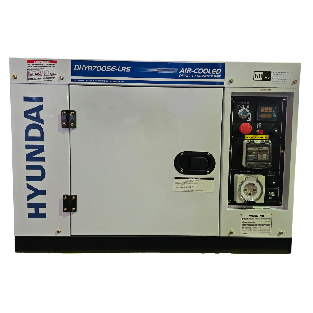 8kVA c/w 2 Wire Remote Start 25lt LRT