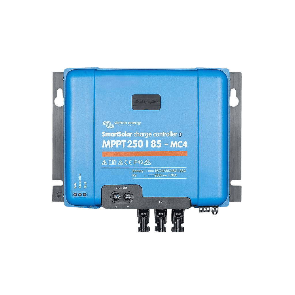 Victron SmartSolar MPPT 250/85 VE.Can Charge Controller front view
