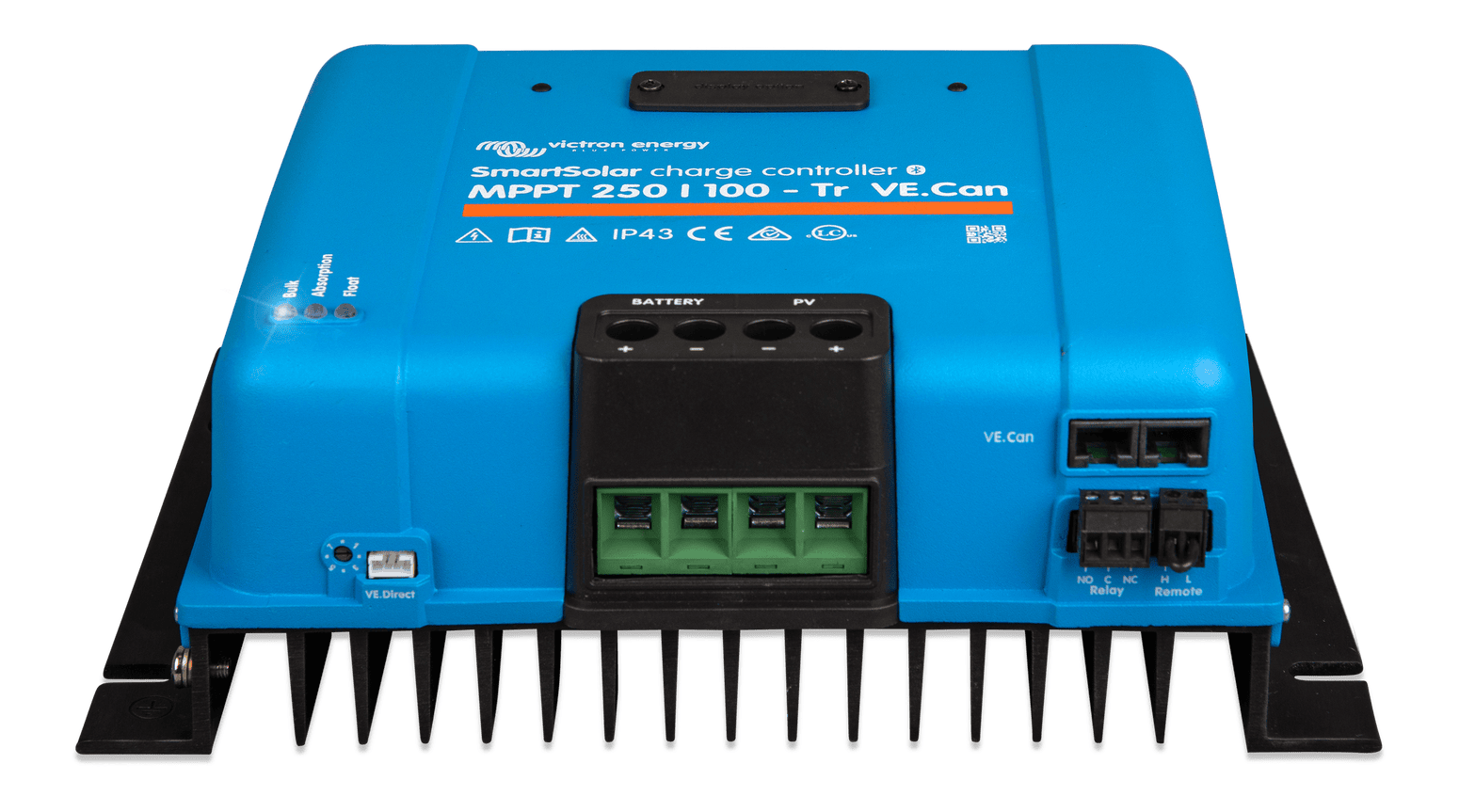 250V 100A MPPT solar charge controller for large systems
