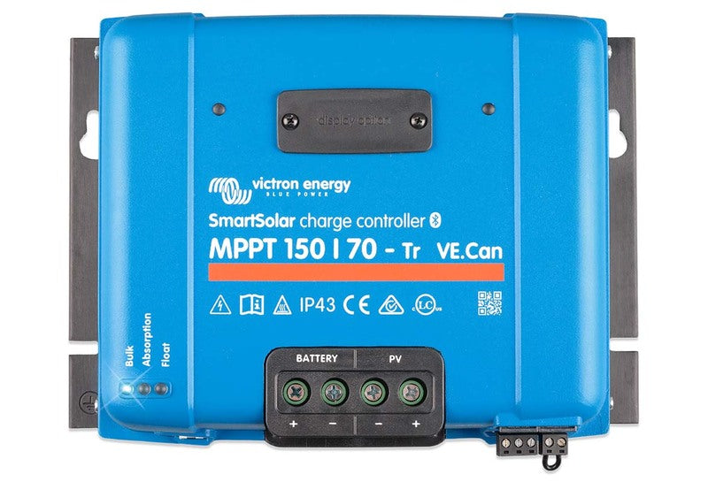 Victron SmartSolar MPPT 150/70 VE.Can Charge Controller front view
