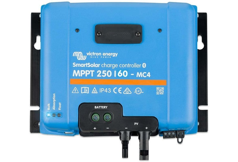 Victron SmartSolar MPPT 250/60 VE.Can Charge Controller front view
