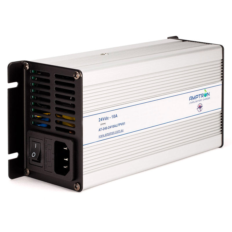 AC-DC 24V 10A Lithium LiFePO4 Battery Charger