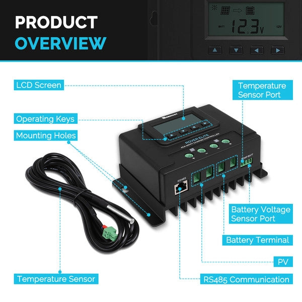 Solar Controller | Renogy | Rover Elite 40A MPPT Solar Charge Controller