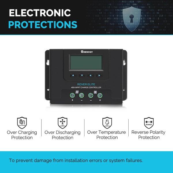 Solar Controller | Renogy | Rover Elite 40A MPPT Solar Charge Controller