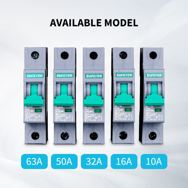 Circuit Protection | Renogy | 10A/16A/32A/50A/63A 1P DC Miniature Circuit Breaker