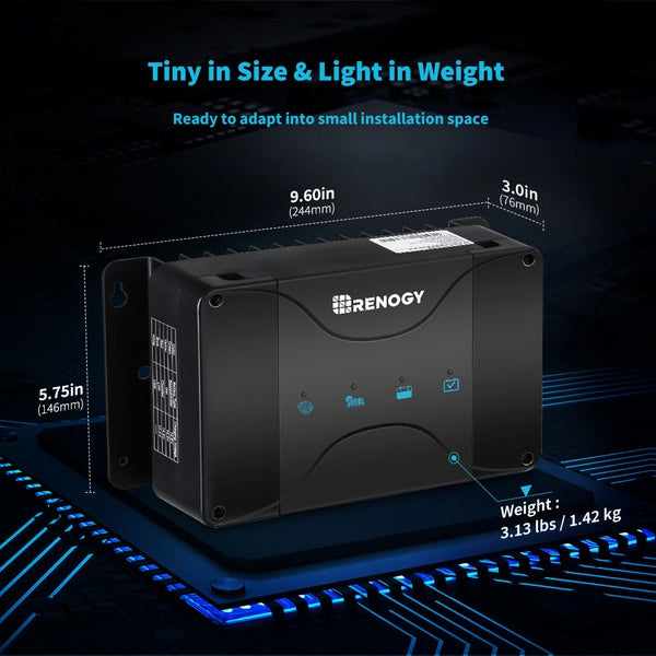 Renogy DCC30S with MPPT for optimized off-grid charging