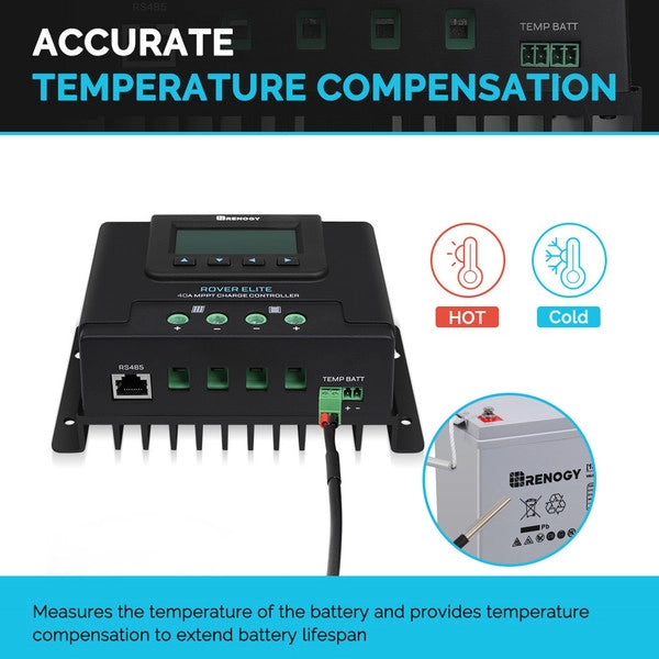 Solar Controller | Renogy | Rover Elite 40A MPPT Solar Charge Controller