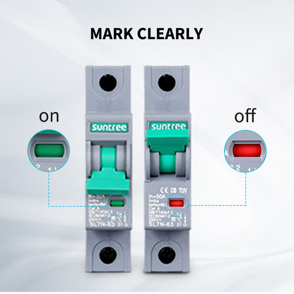 Circuit Protection | Renogy | 10A/16A/32A/50A/63A 1P DC Miniature Circuit Breaker