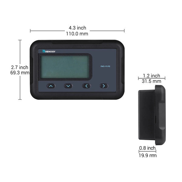 Control/Monitor | Renogy | Monitoring Screen for Rover Elite Series