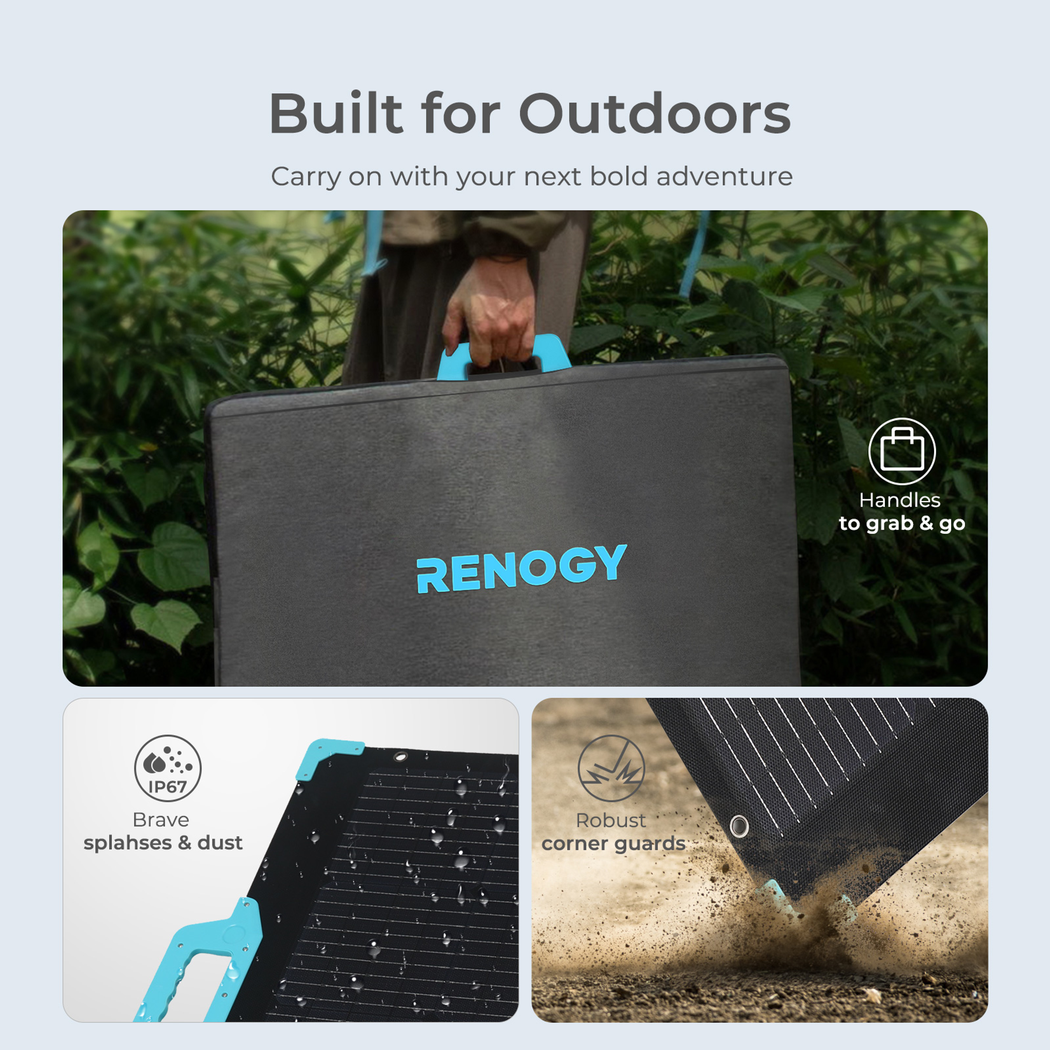 Solar Panel | Renogy | E.FLEX 220W Portable Solar Panel