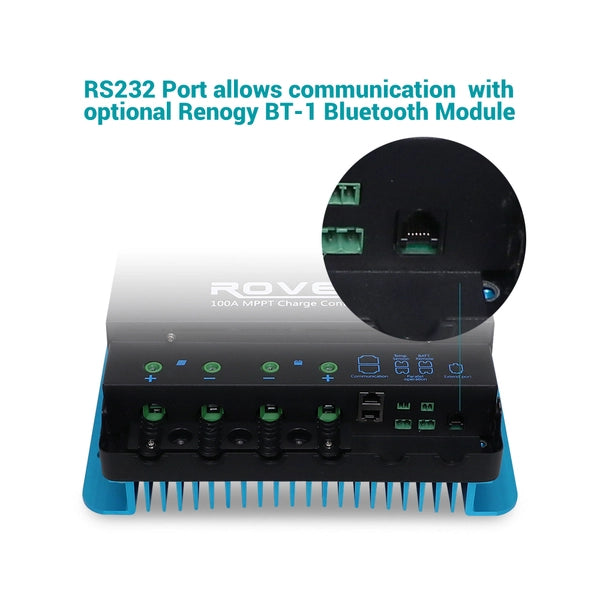 Renogy Rover Li 100A controller with Bluetooth connectivity