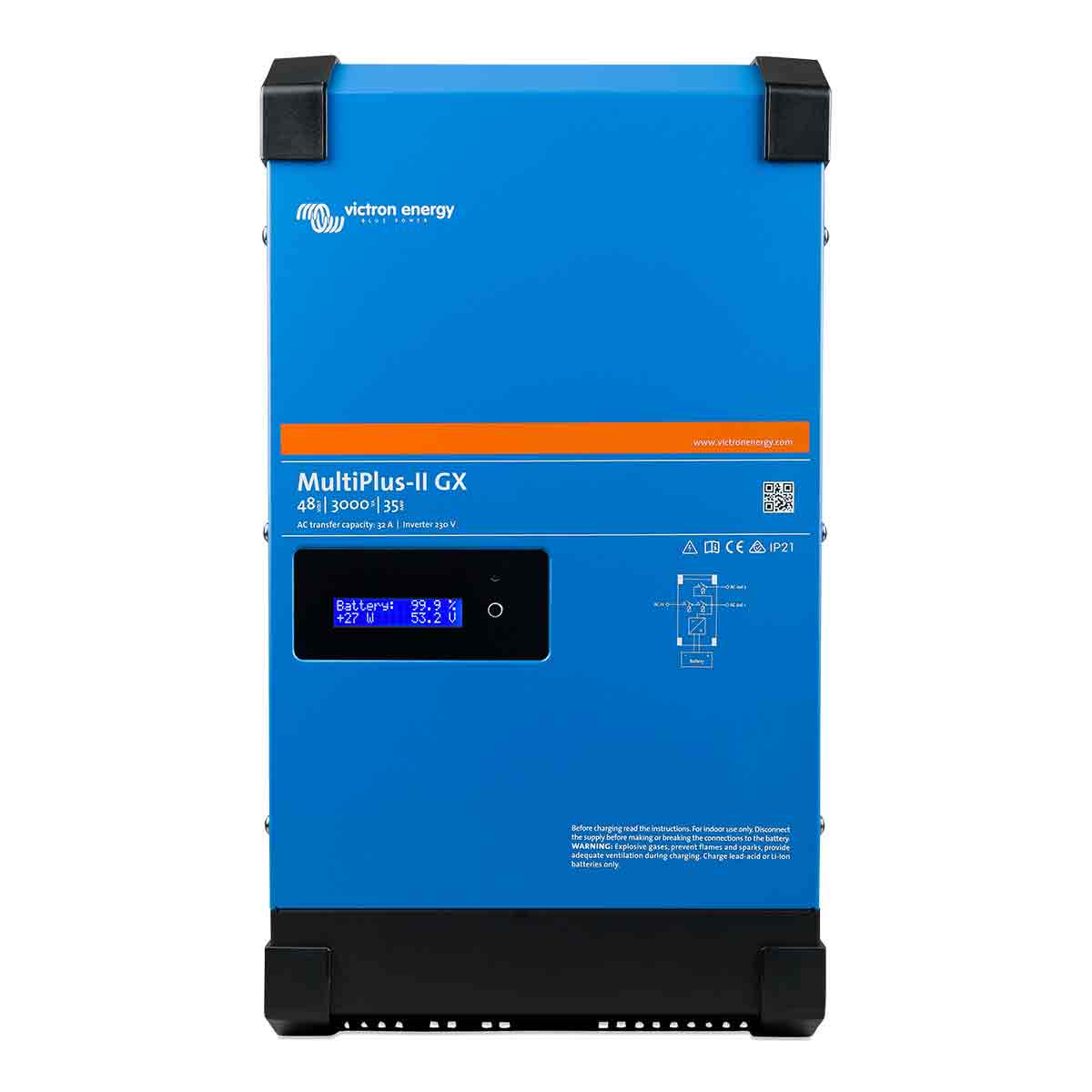 Inverter/Charger | Victron | MultiPlus-II GX 48V/3000VA/35-32 (Has GX device built in)