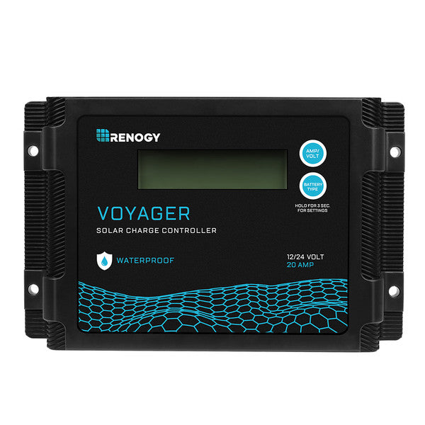 Solar Controller | Renogy | New Edition Voyager 10A PWM Waterproof Solar Charge Controller