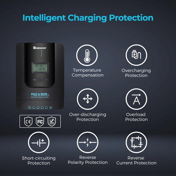 Solar Controller | Renogy | Rover Li 20 Amp MPPT Solar Charge Controller