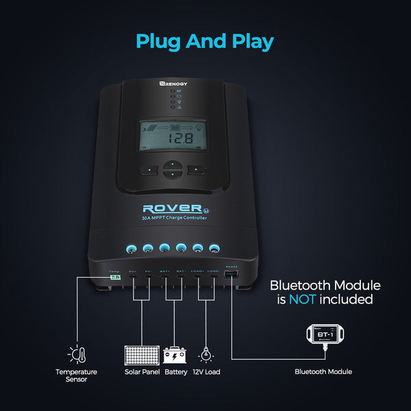 Renogy Rover Li 30 Amp MPPT Solar Charge Controller